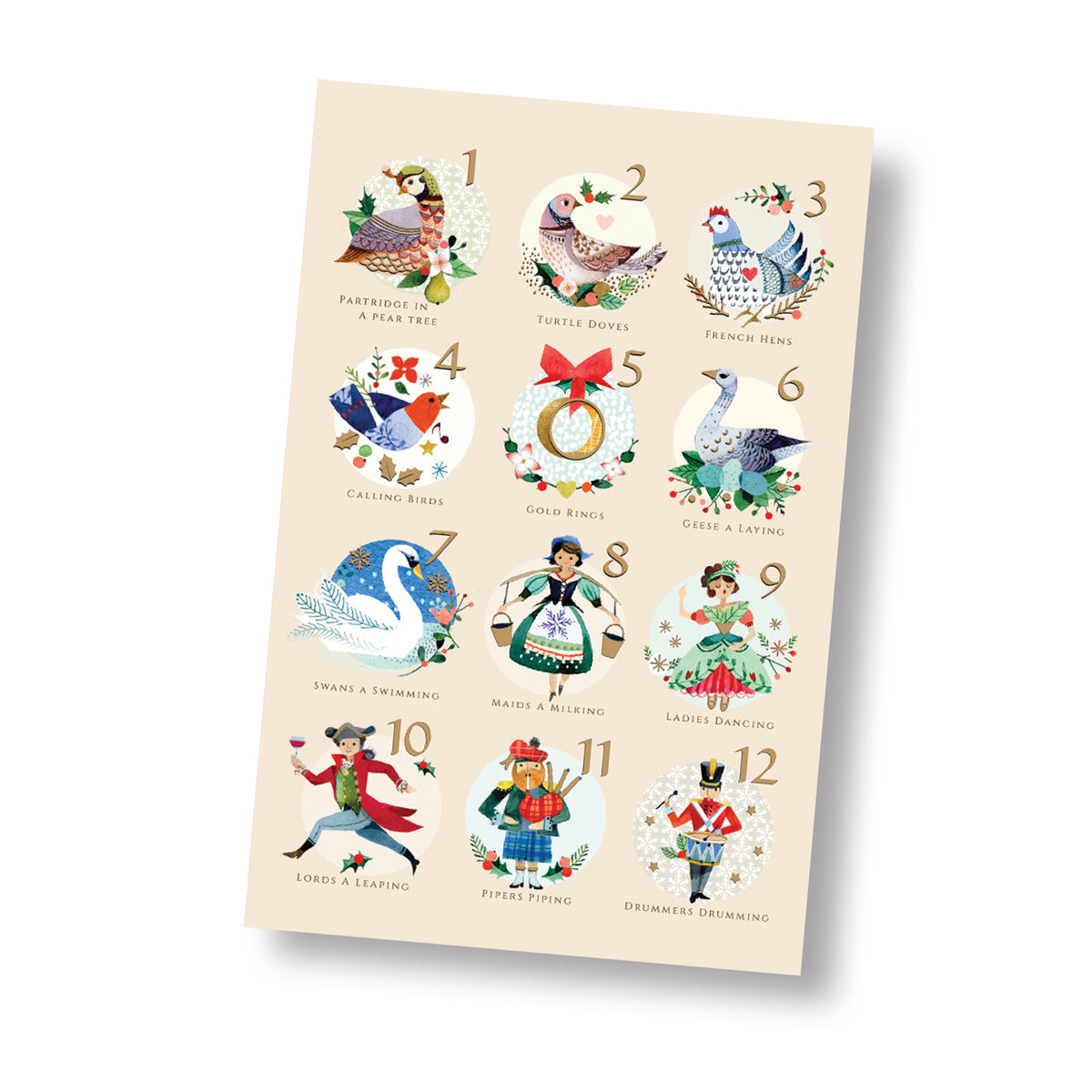 12 Days of Christmas Cards