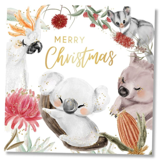 Aussie Animals Christmas Cards