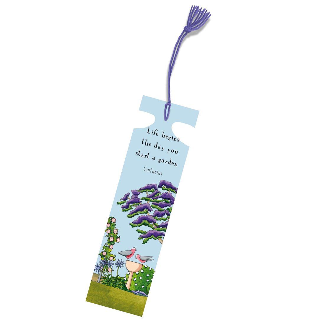 Jacaranda Garden Bookmark