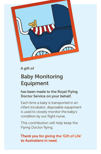 Gift of Life Card: Baby Monitoring Equipment