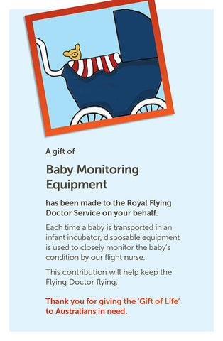 Gift of Life Card: Baby Monitoring Equipment